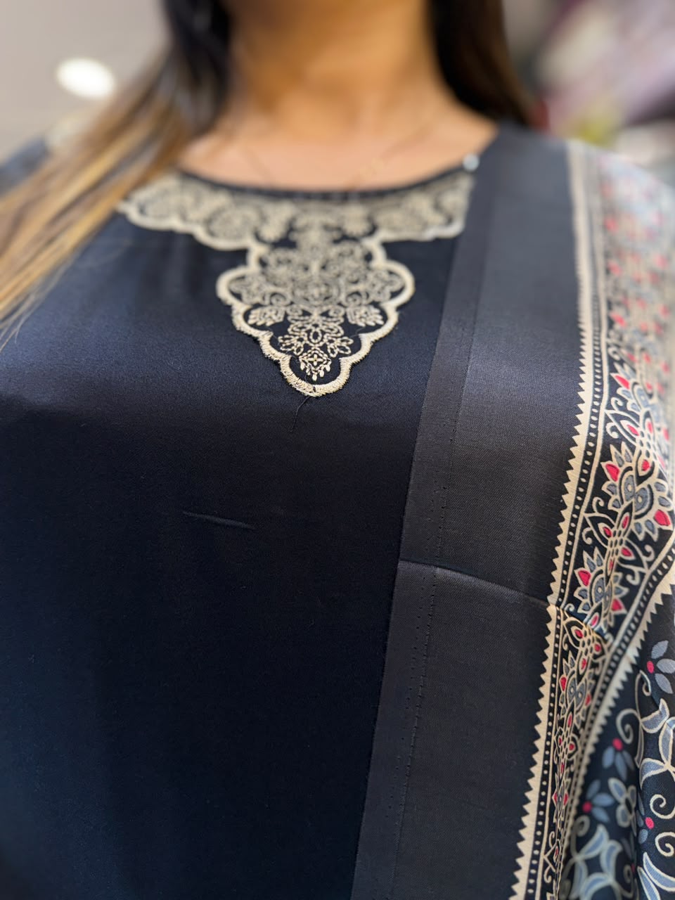 Pure Gaji Silk Black 3pc Set