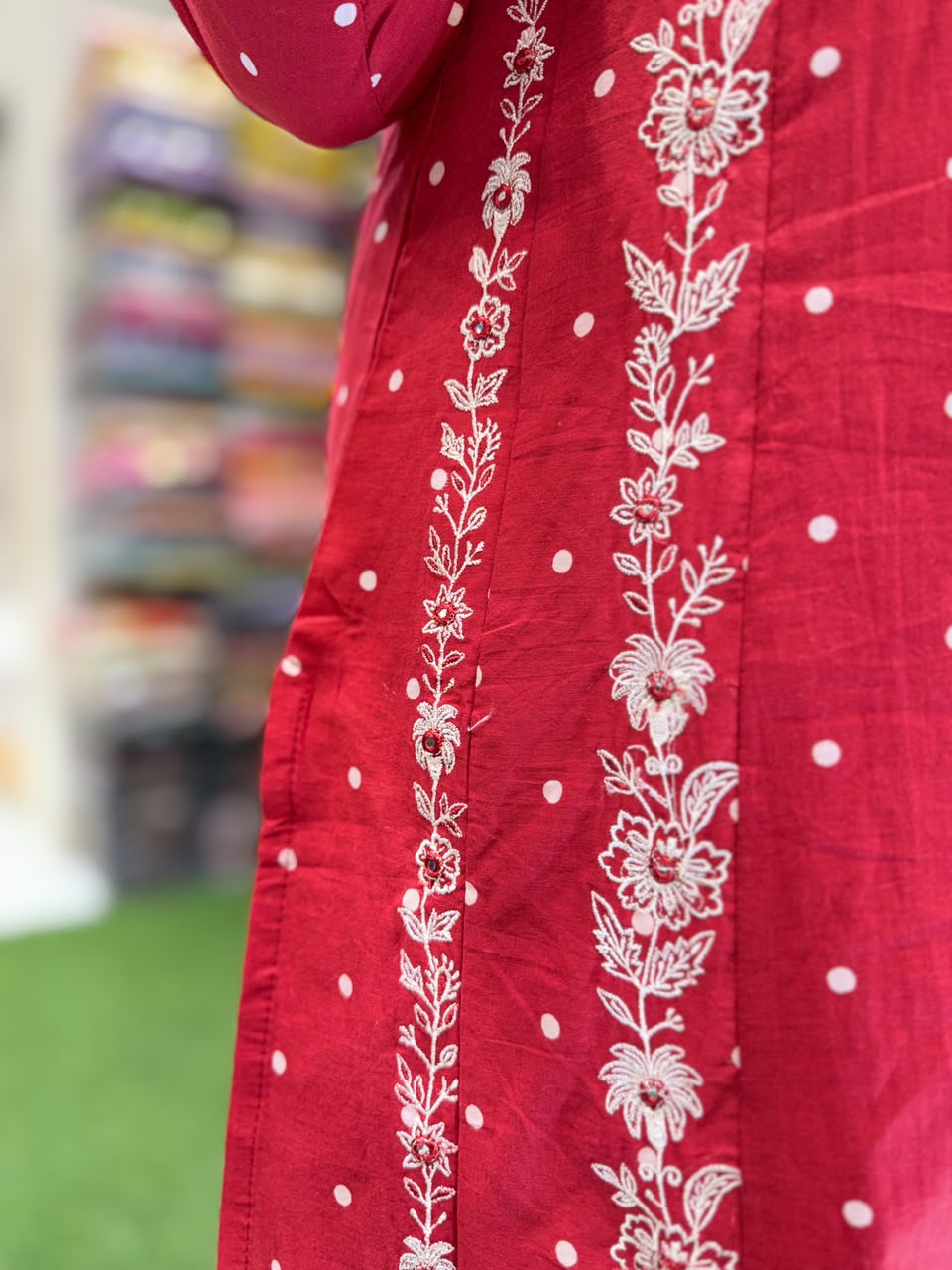 Pure Cotton Red 3pc Set