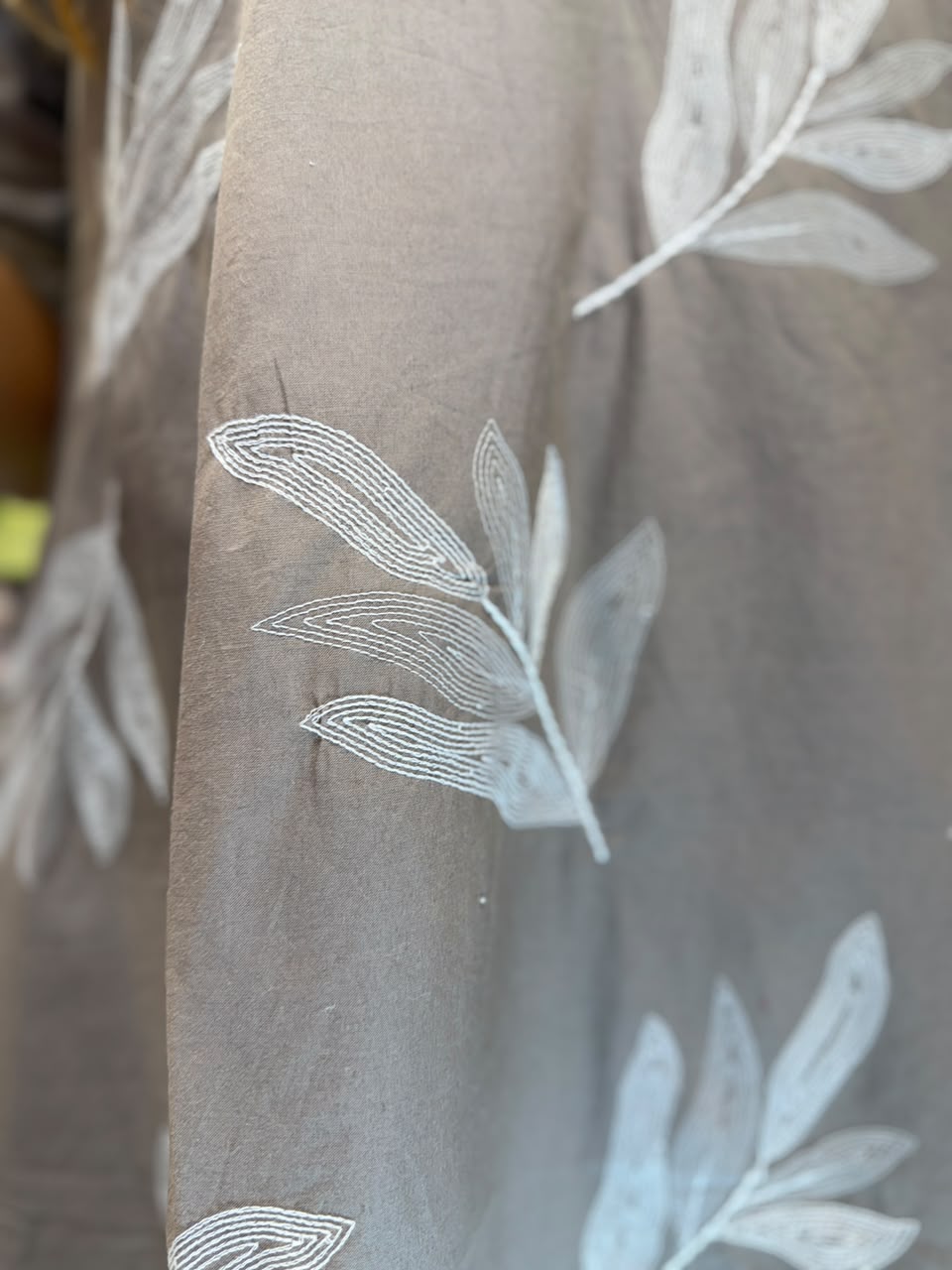Pure Denim Cotton Gray Midi