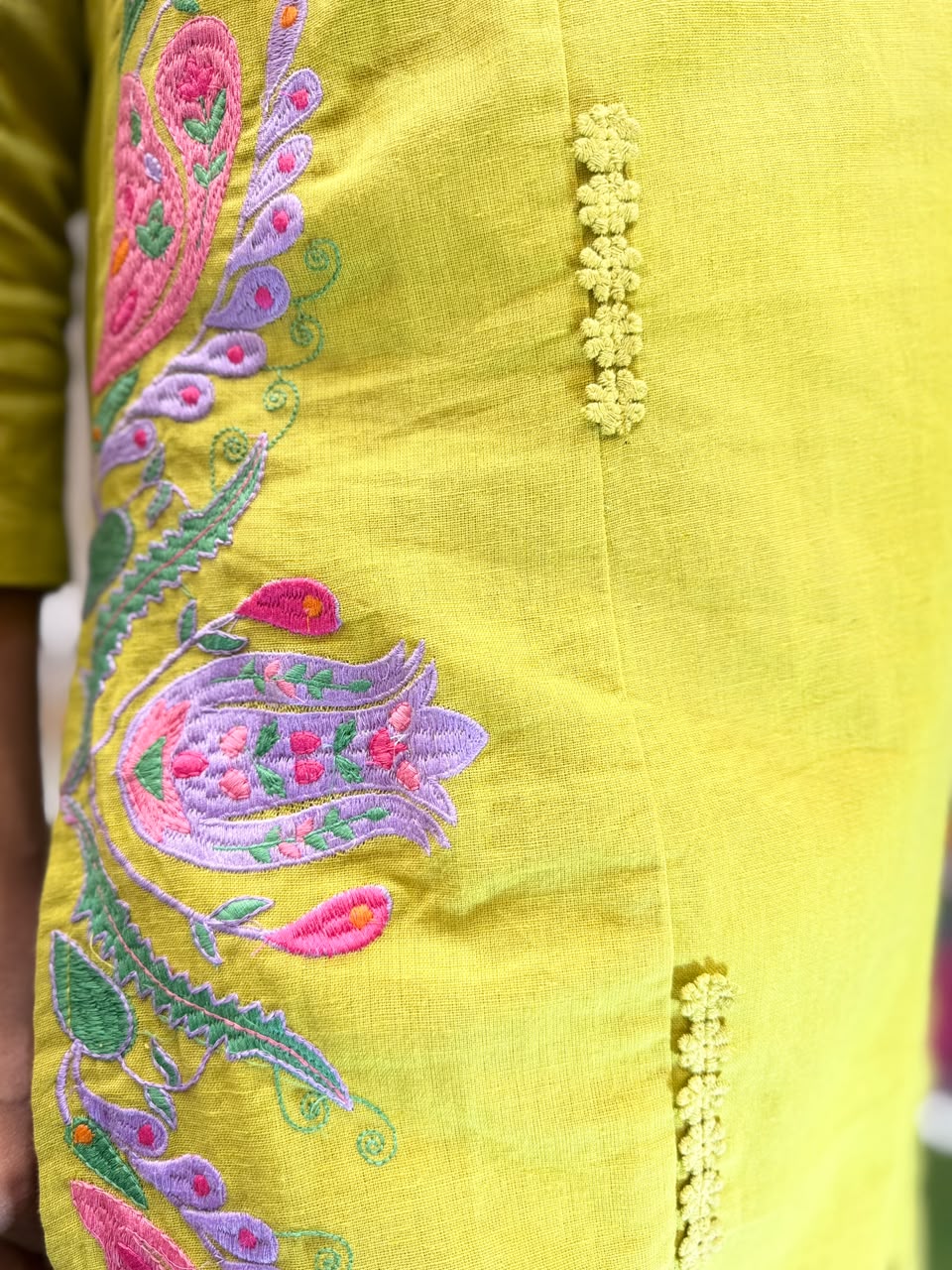 Pure Flex Cotton Chatni Green 2pc Set