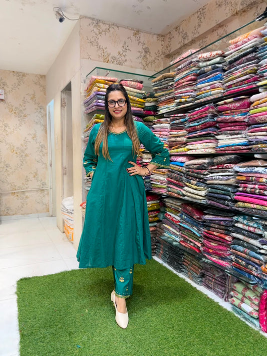 Pure Cotton Green 2pc Set