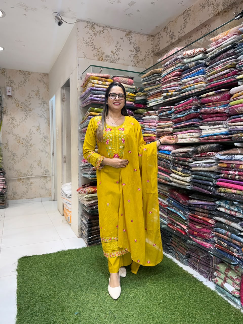 Pure Slub Cotton Yellow 3pc Set