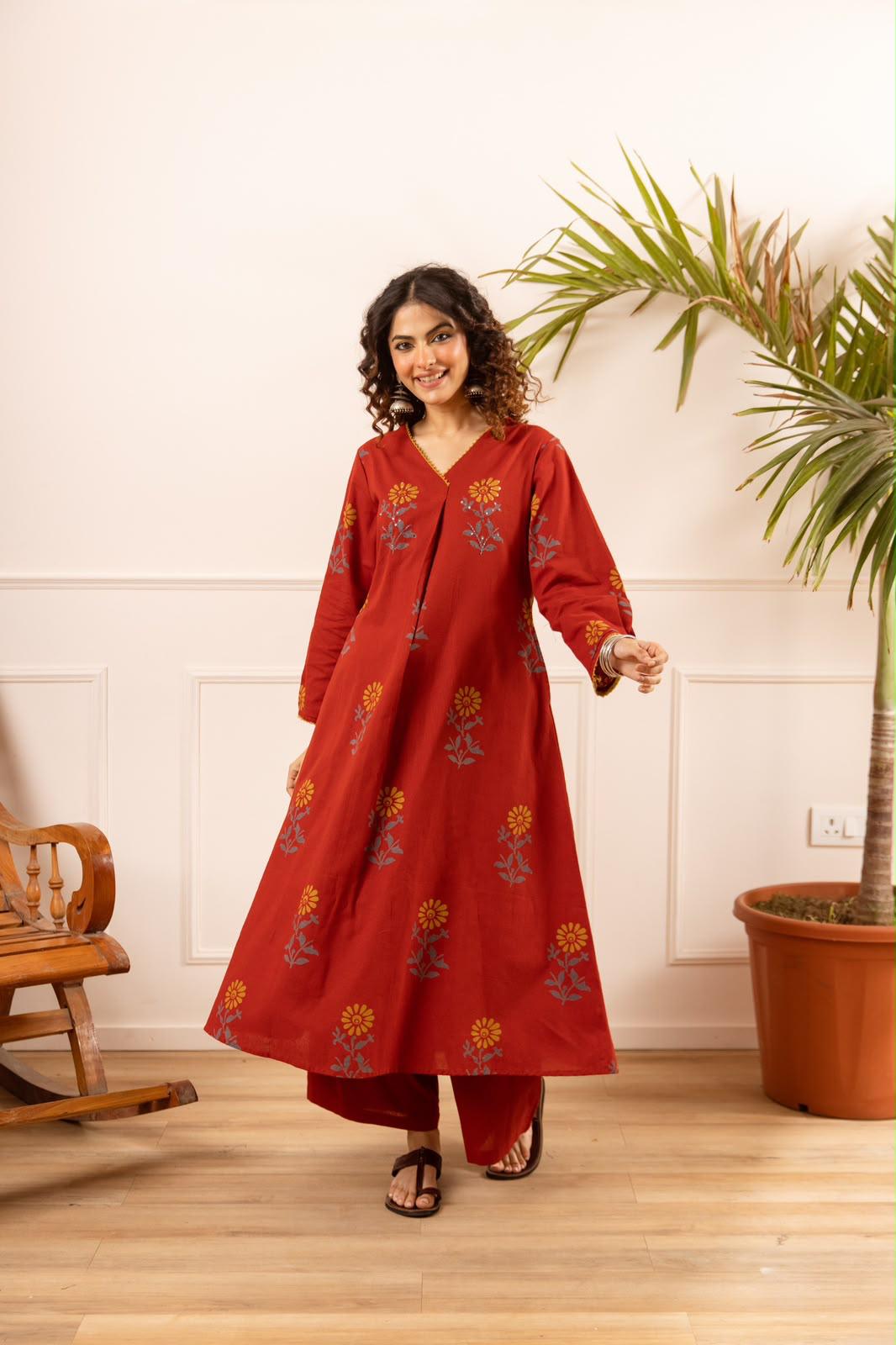 Pure Flex Cotton Rust 2pc Set