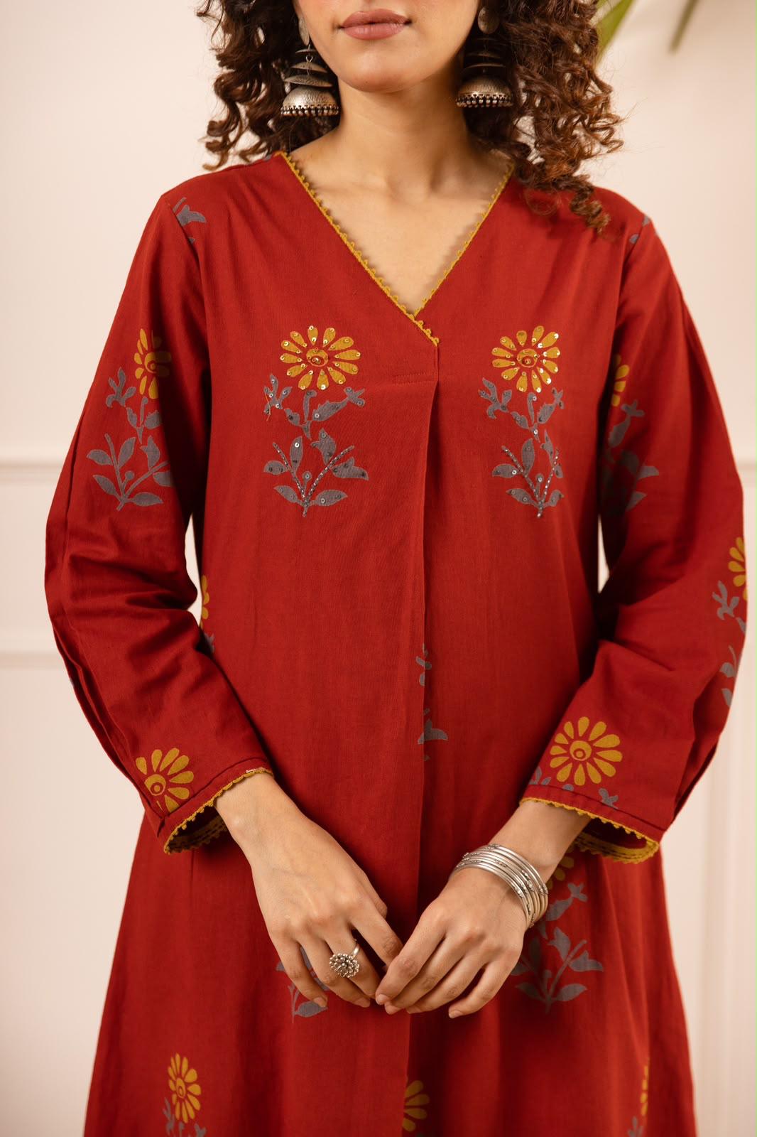Pure Flex Cotton Rust 2pc Set