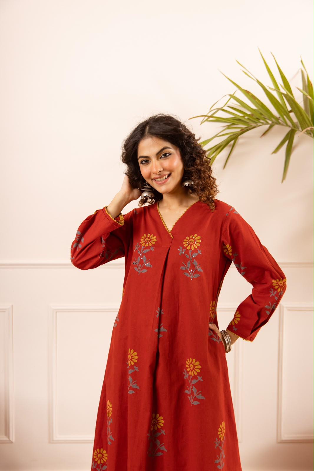 Pure Flex Cotton Rust 2pc Set
