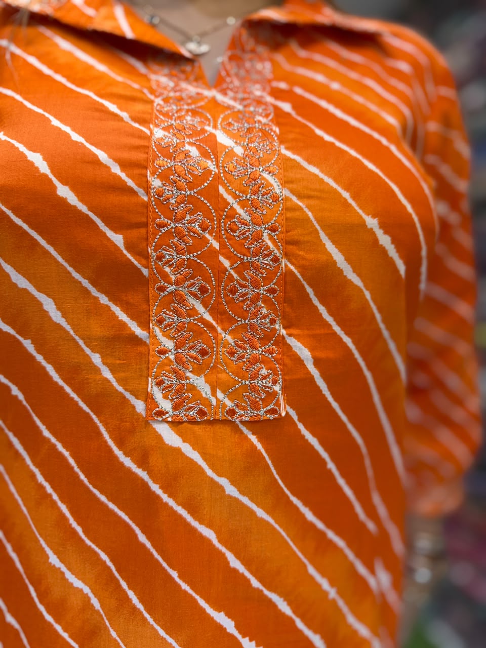 Pure Cotton Orange 2pc Set