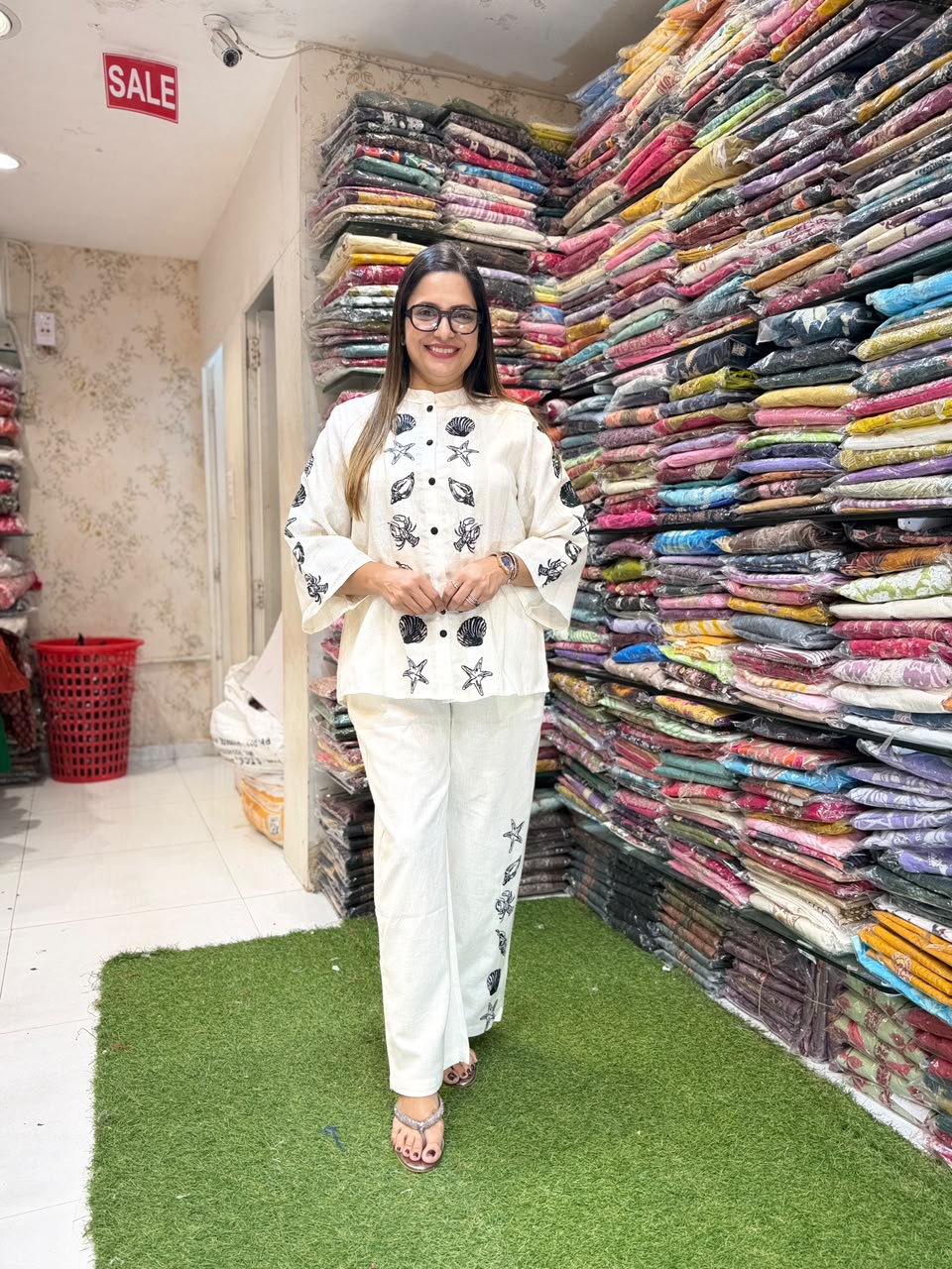 Pure Linen Jute Off White 2pc Set