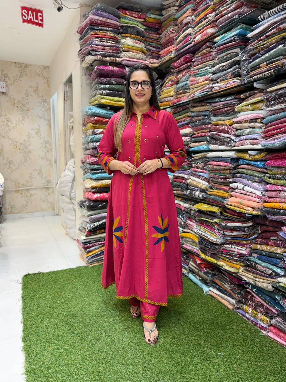 Pure Flex Cotton Cherry Red 2pc Set