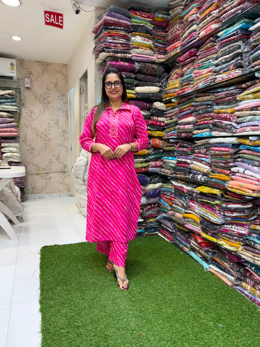 Pure Cotton Pink 2pc Set