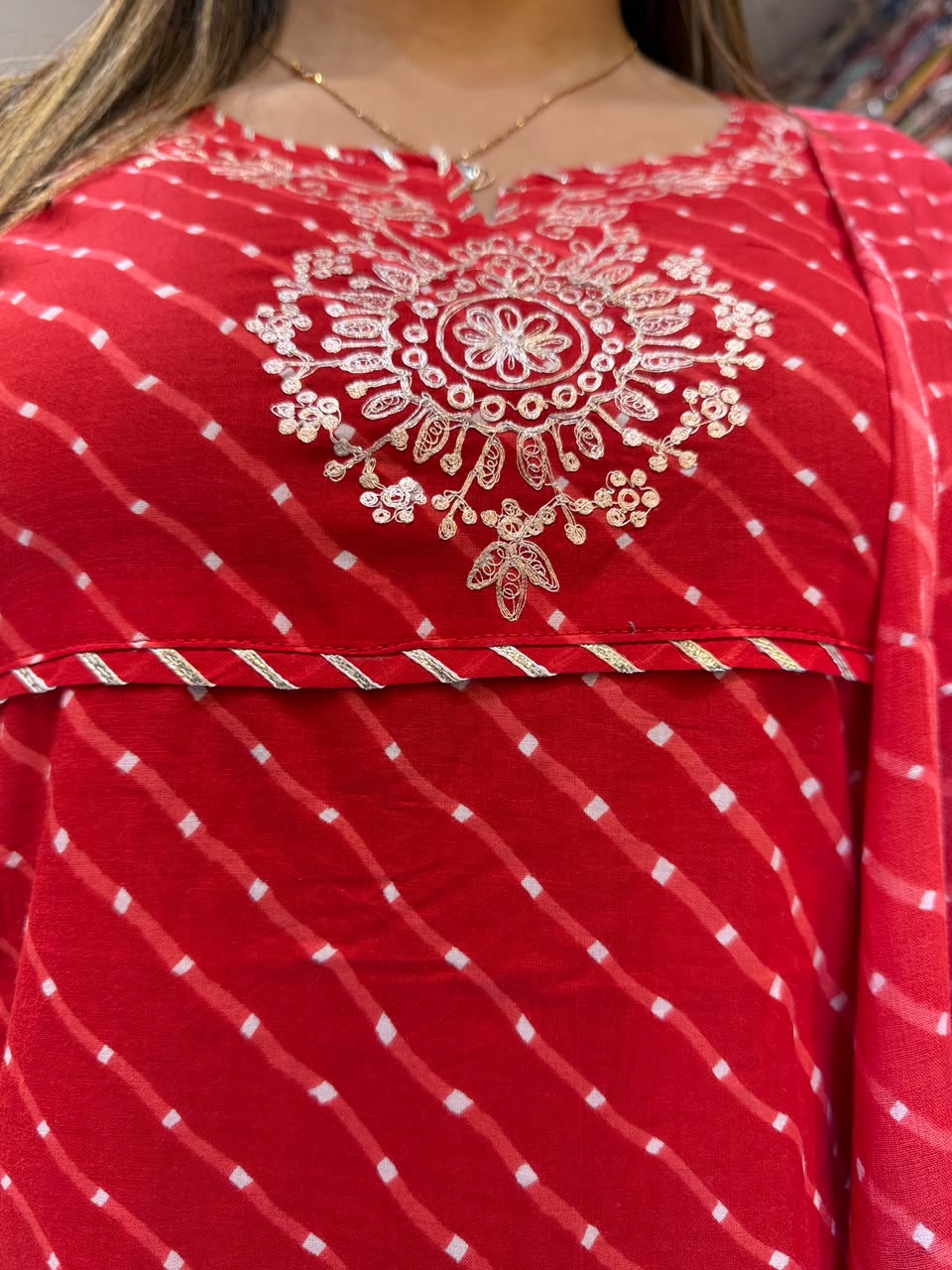 Pure Cotton Red 3pc Set