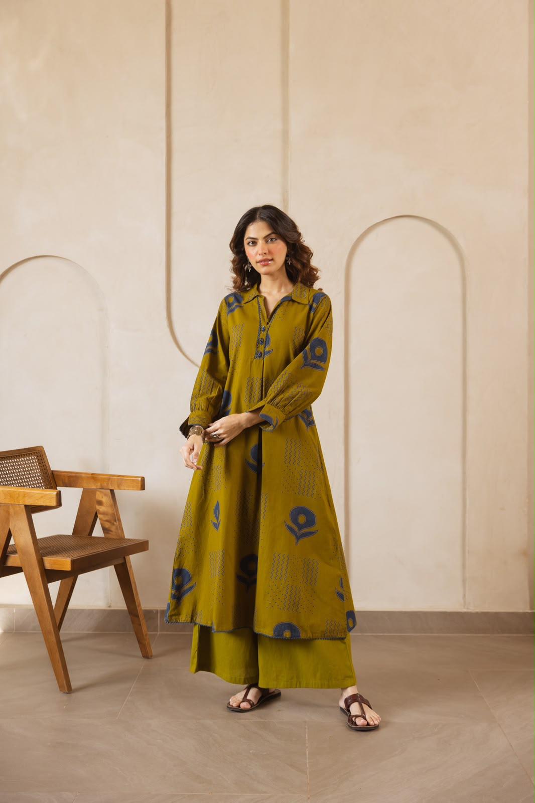 Pure Flex Cotton Green 2pc Set