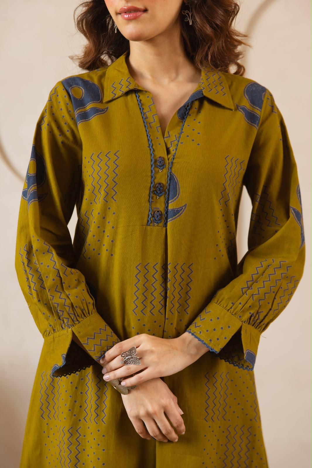 Pure Flex Cotton Green 2pc Set