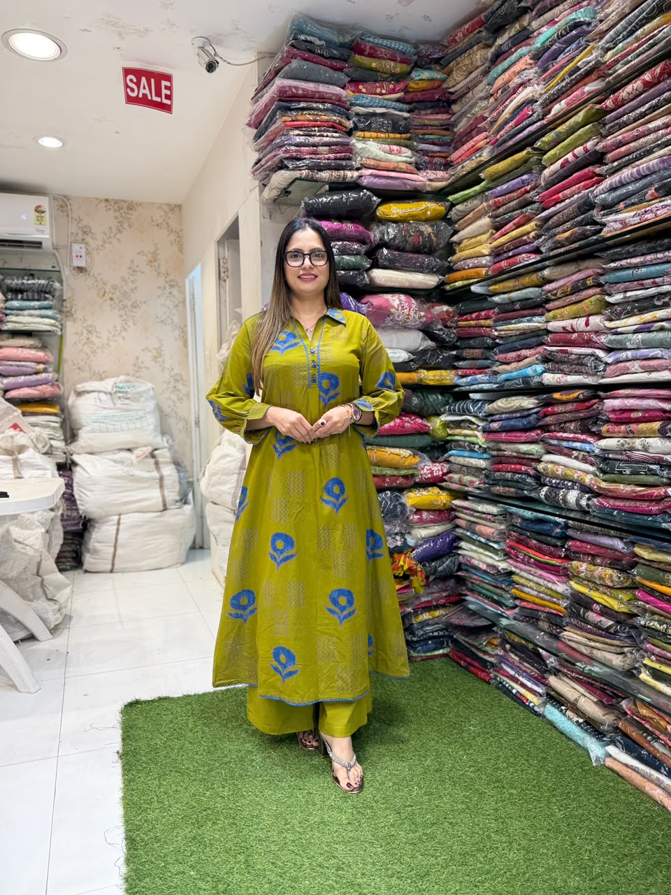 Pure Flex Cotton Green 2pc Set