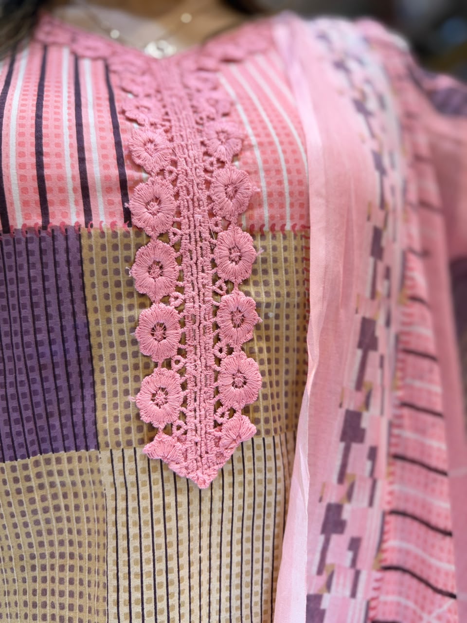 Pure Cotton Pink 3pc Set