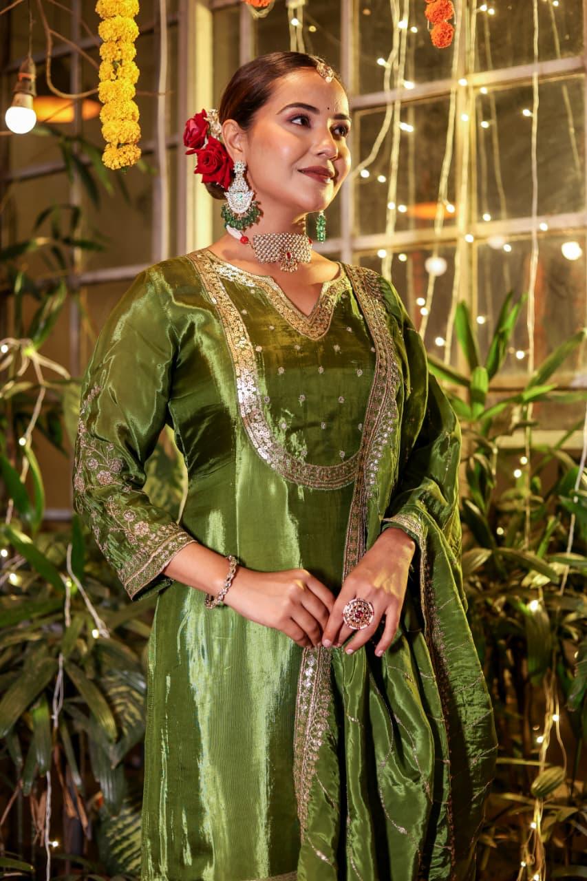 Pure Ho Silk Green 3pc Set