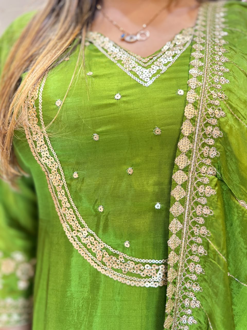 Pure Ho Silk Green 3pc Set