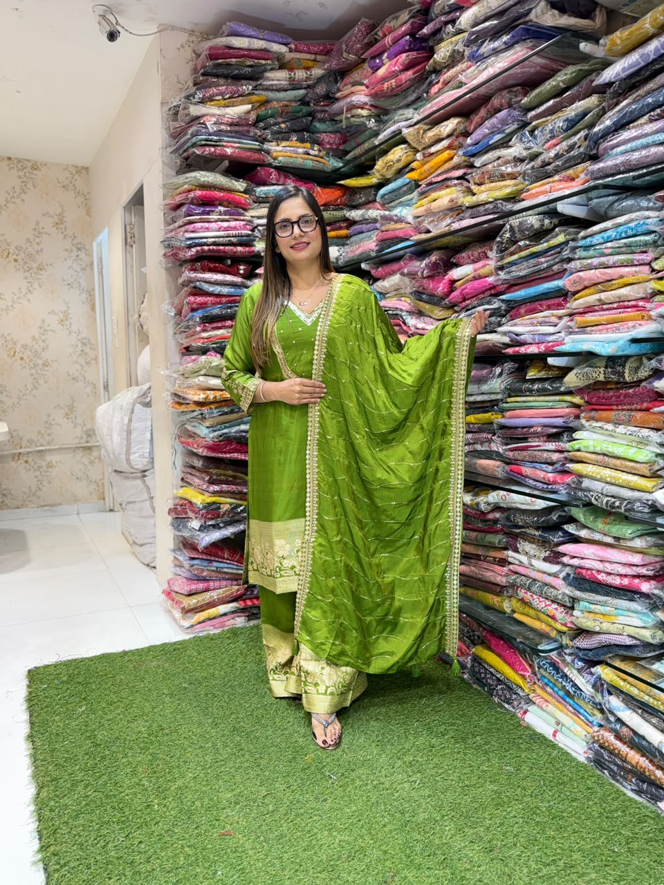 Pure Ho Silk Green 3pc Set