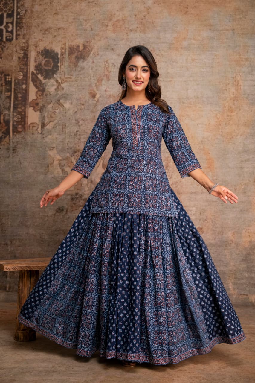 Pure Cotton Blue 3pc Set
