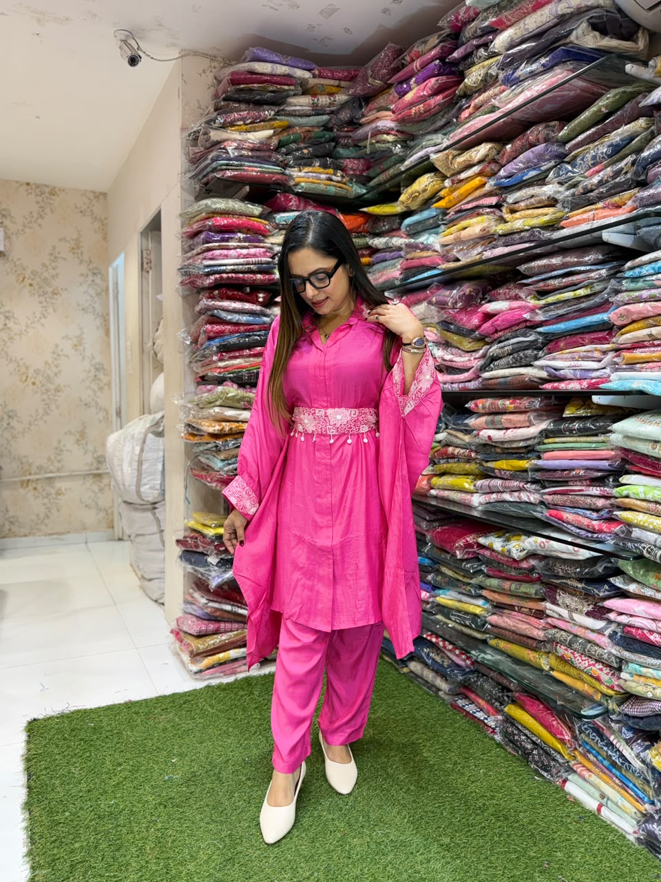 Pure Muslin Pink 2pc Set