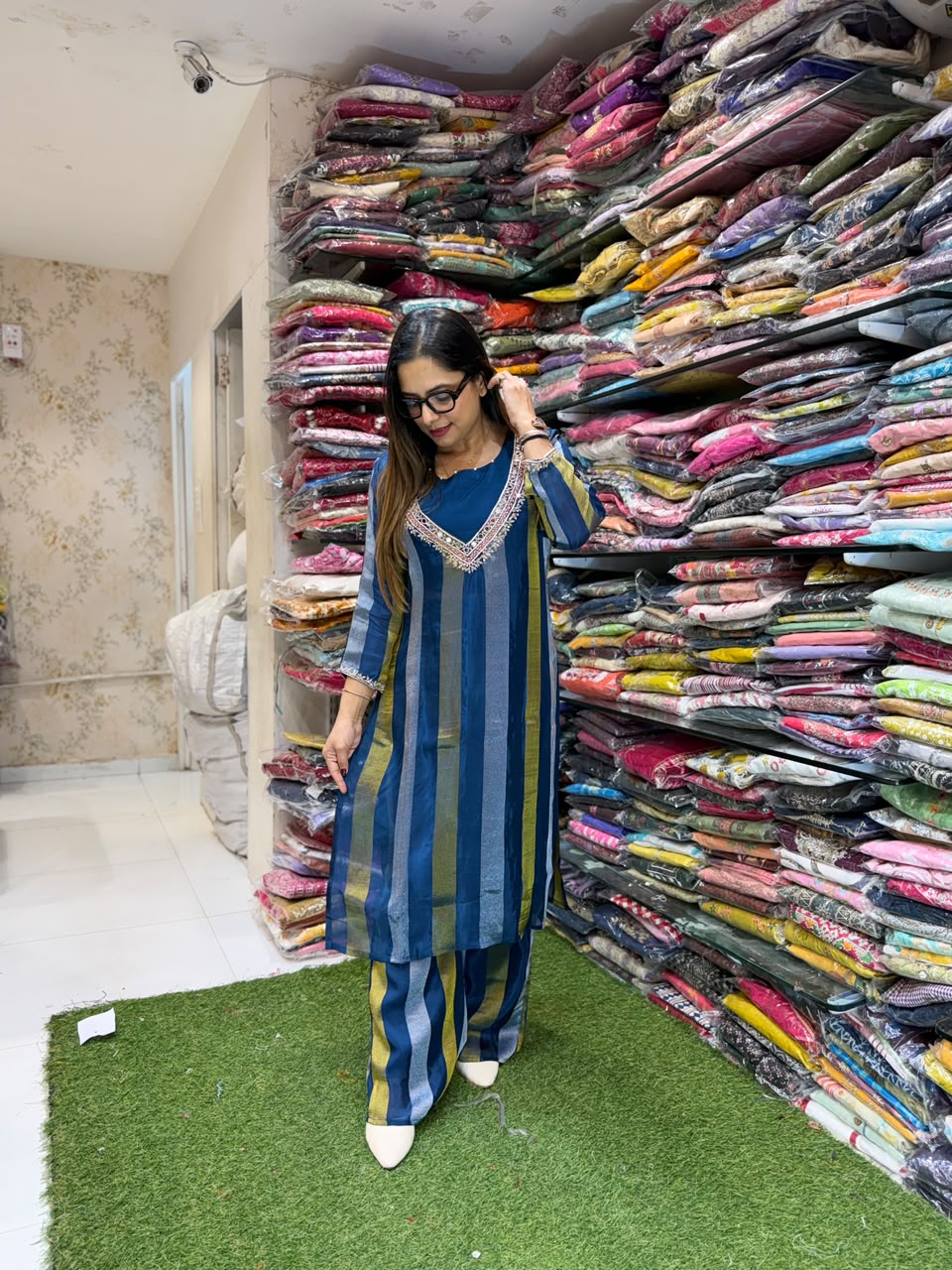 Pure Ho Silk Blue cordset