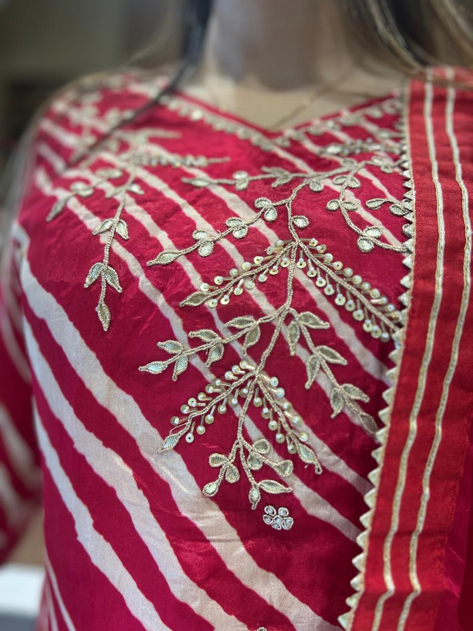 Pure Ho Silk Cherry Red 3pc Set