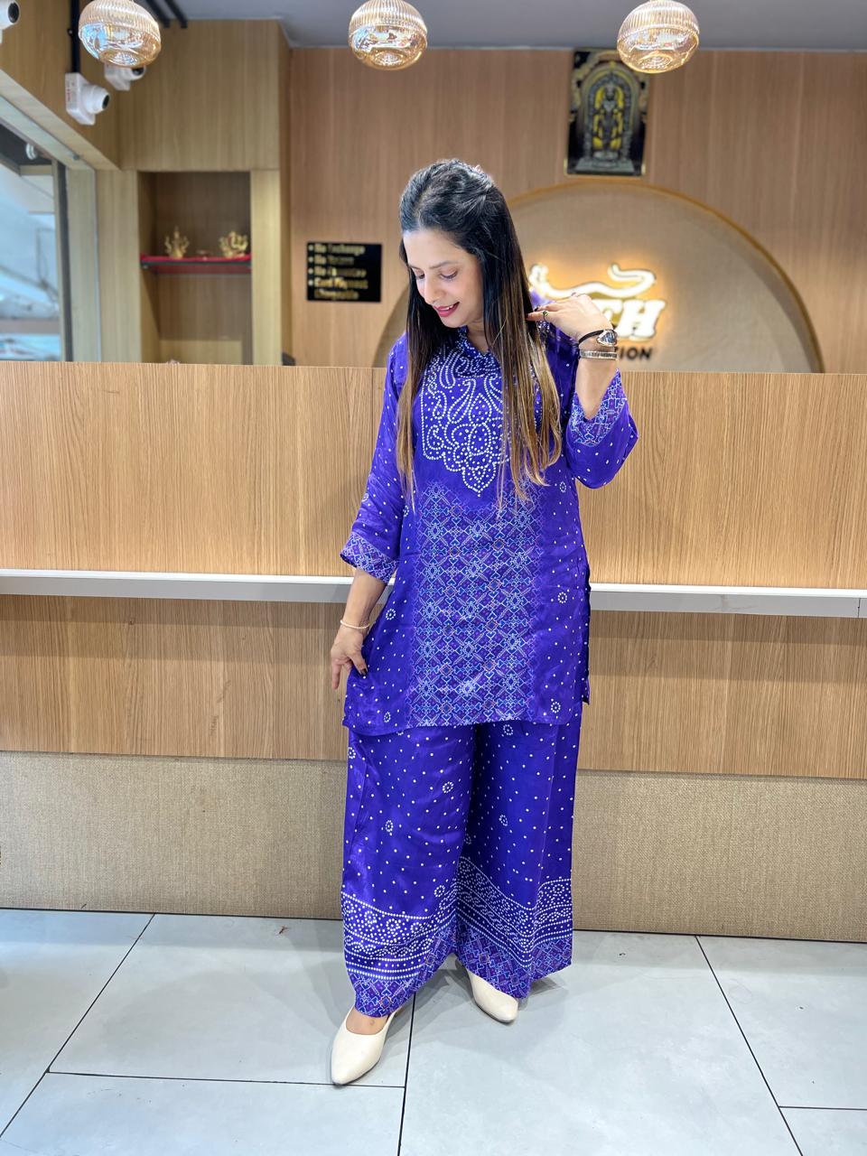 Pure Crep Blue 2pc Set