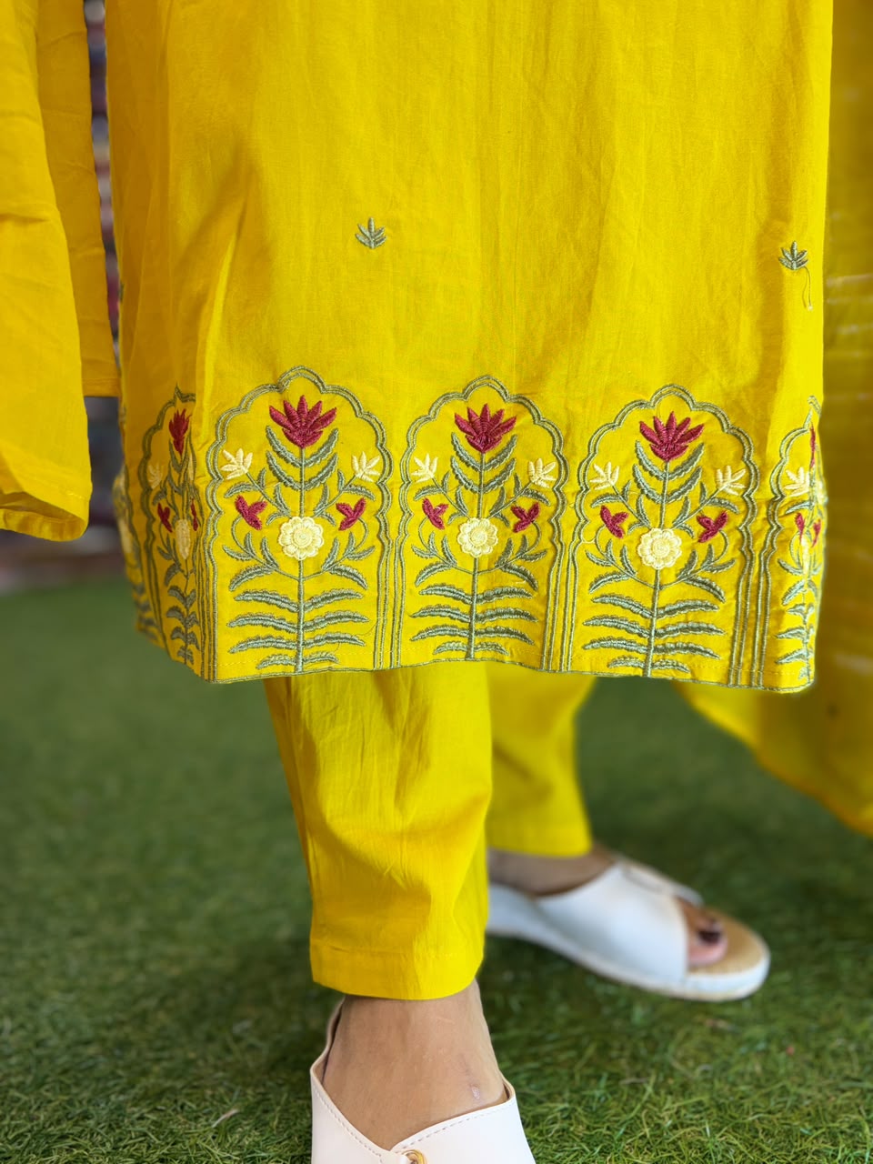 Pure Cotton Yellow 3pc Set