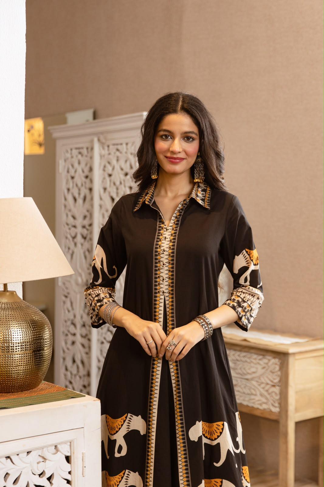 Pure Flex Cotton Black 2pc Set