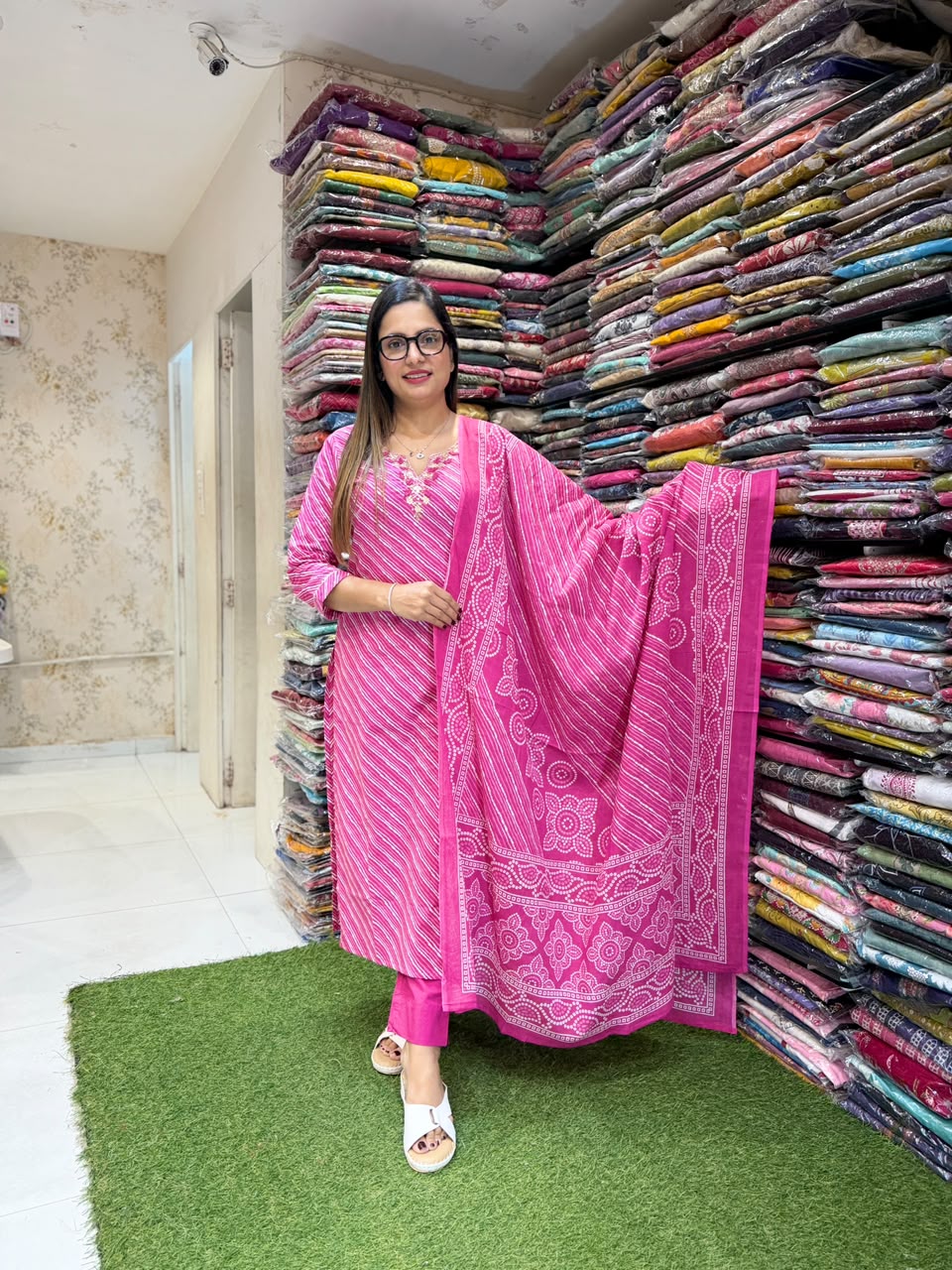 Pure Cotton Pink 3pc Set