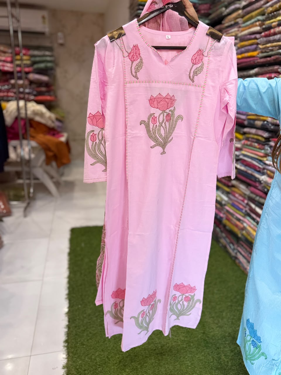 Pure Cotton Pink 3pc Set