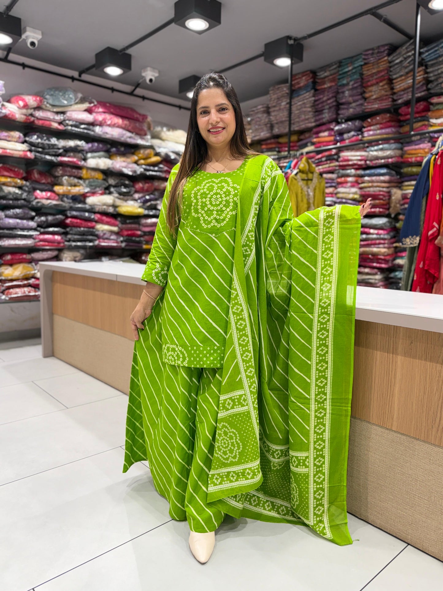 Pure Cotton Green 3pc Set