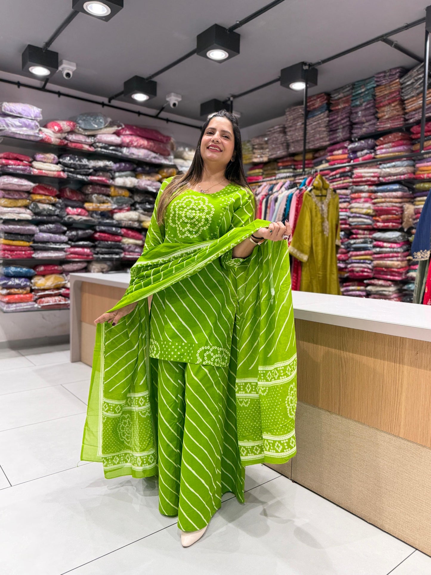 Pure Cotton Green 3pc Set