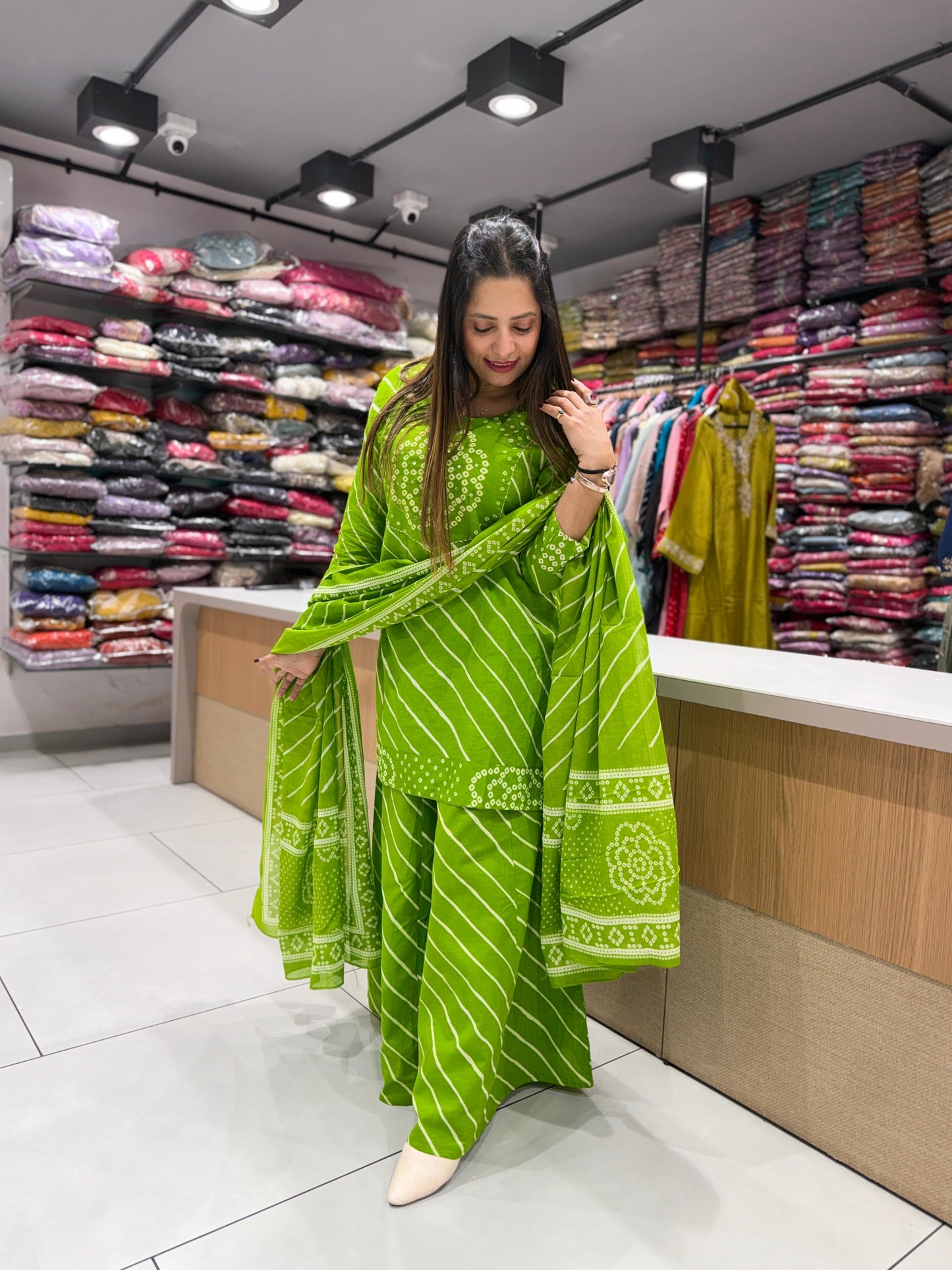 Pure Cotton Green 3pc Set