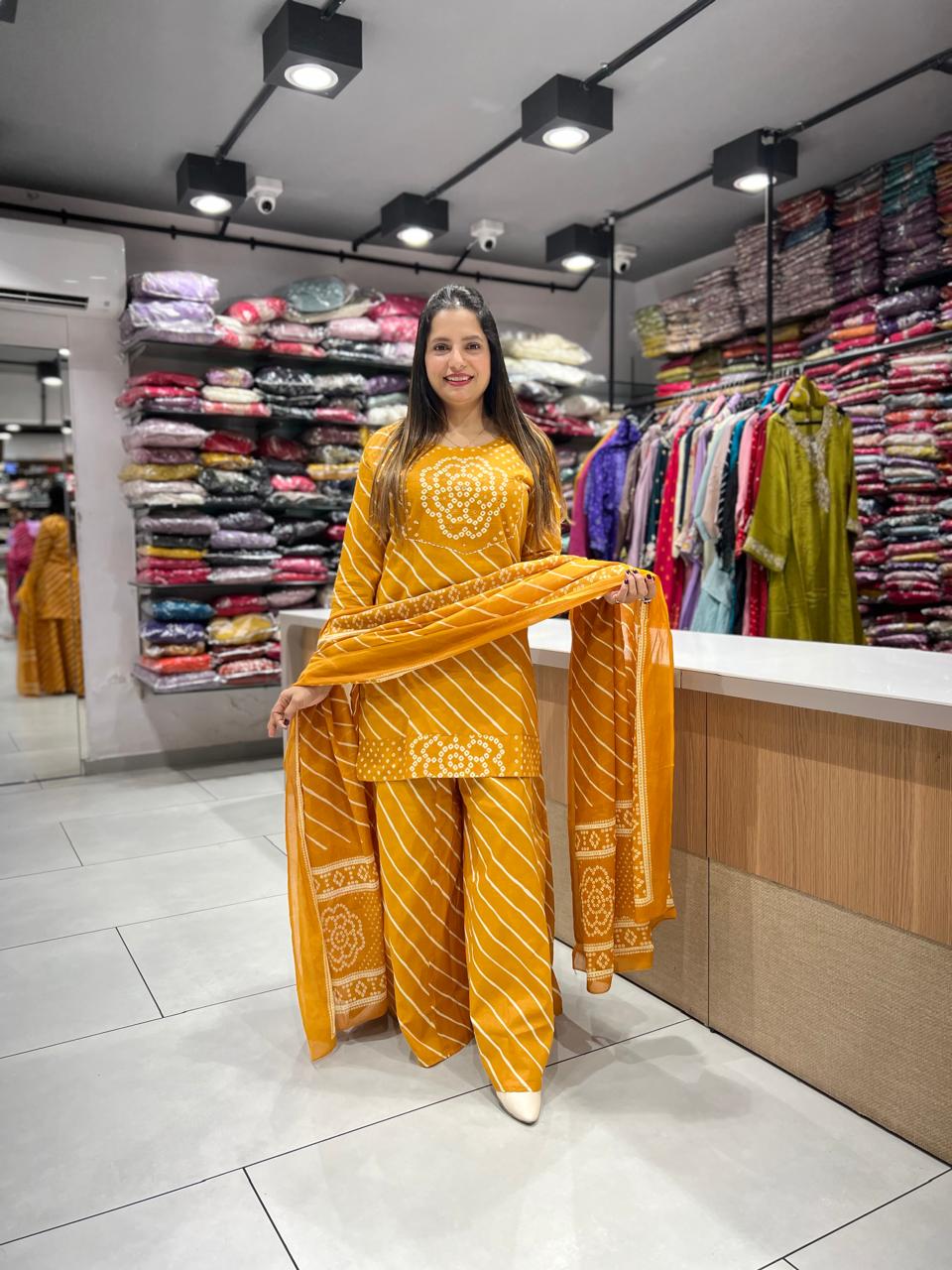Pure Cotton Yellow 3pc Set