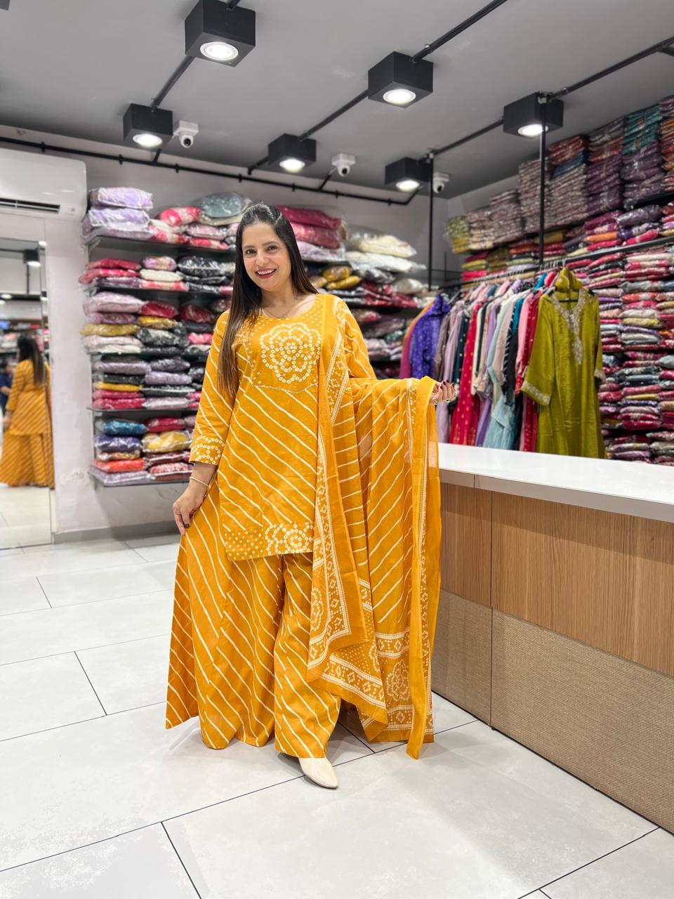 Pure Cotton Yellow 3pc Set