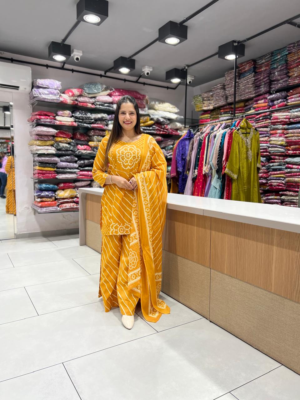 Pure Cotton Yellow 3pc Set