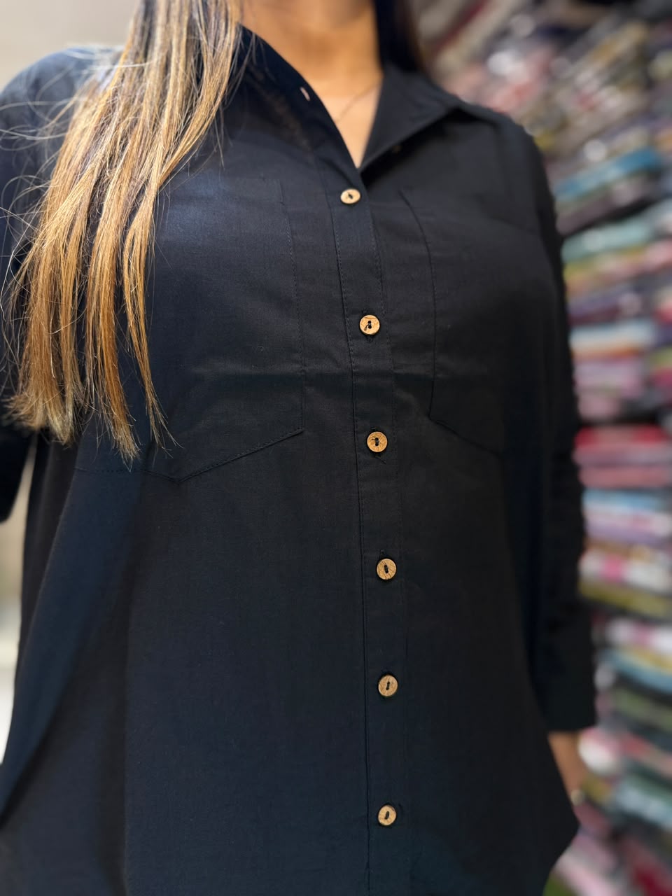 Pure Cotton Black 2pc Set