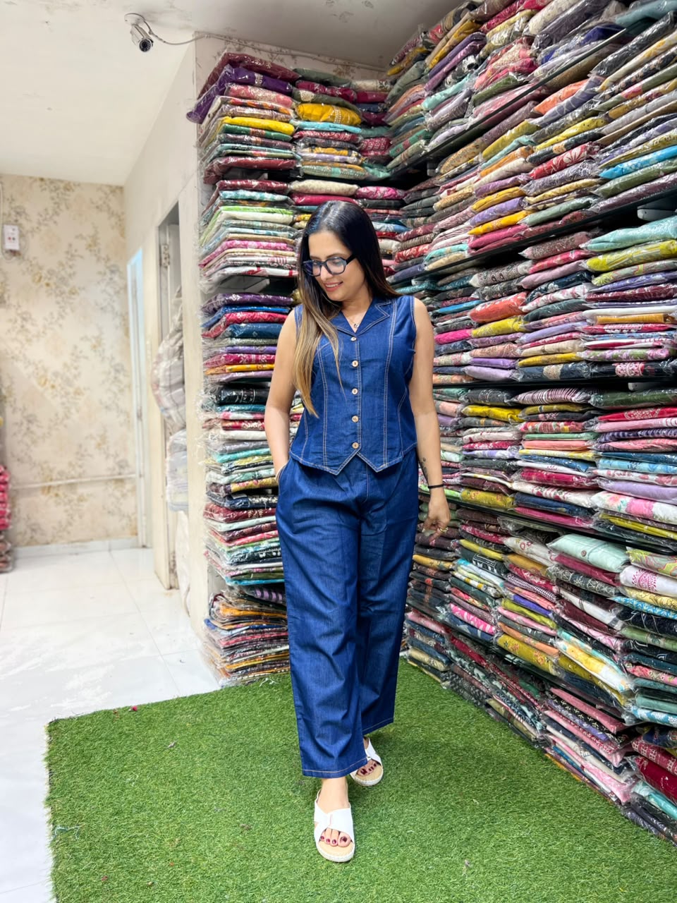 Pure Denim Blue 2pc Set