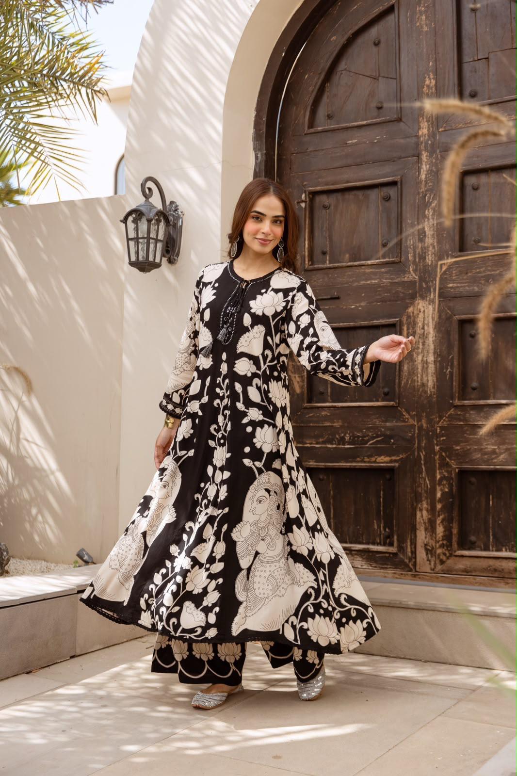 Pure German Rayon Black 2pc Set