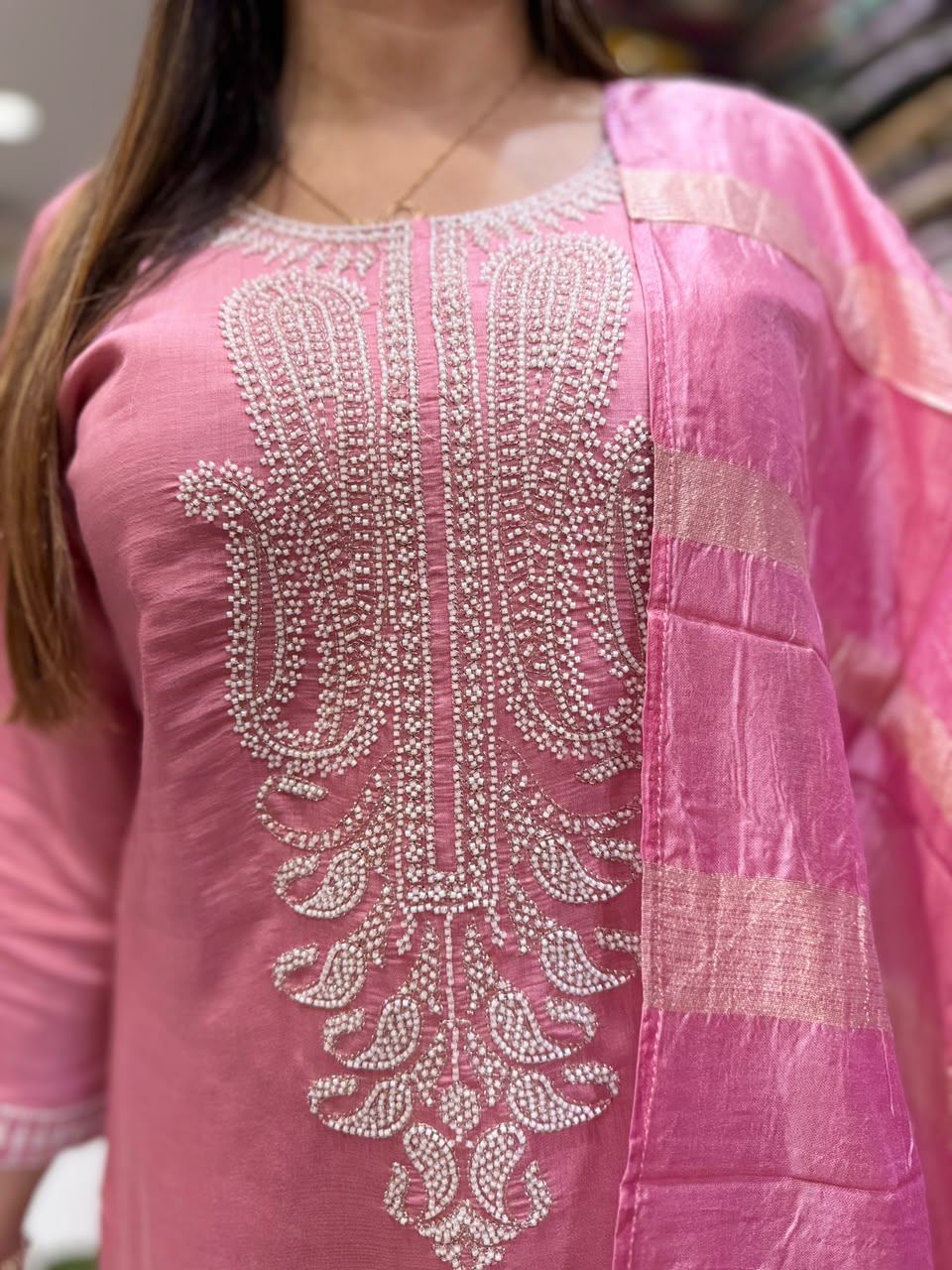 Pure Russian Silk Blush Pink 3pc Set