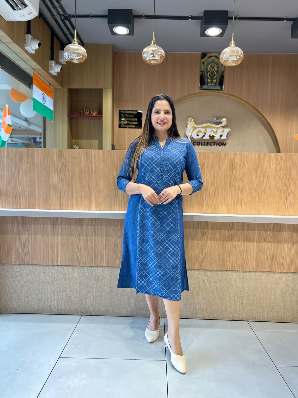 Pure Denim Blue Midi