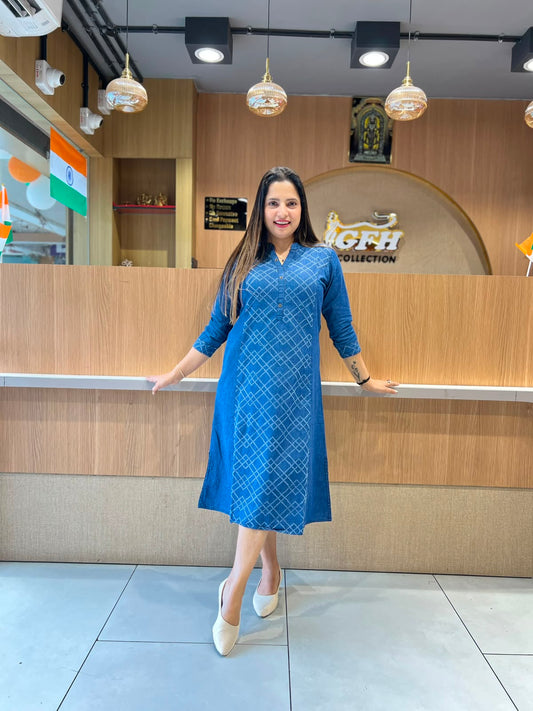Pure Denim Blue Midi