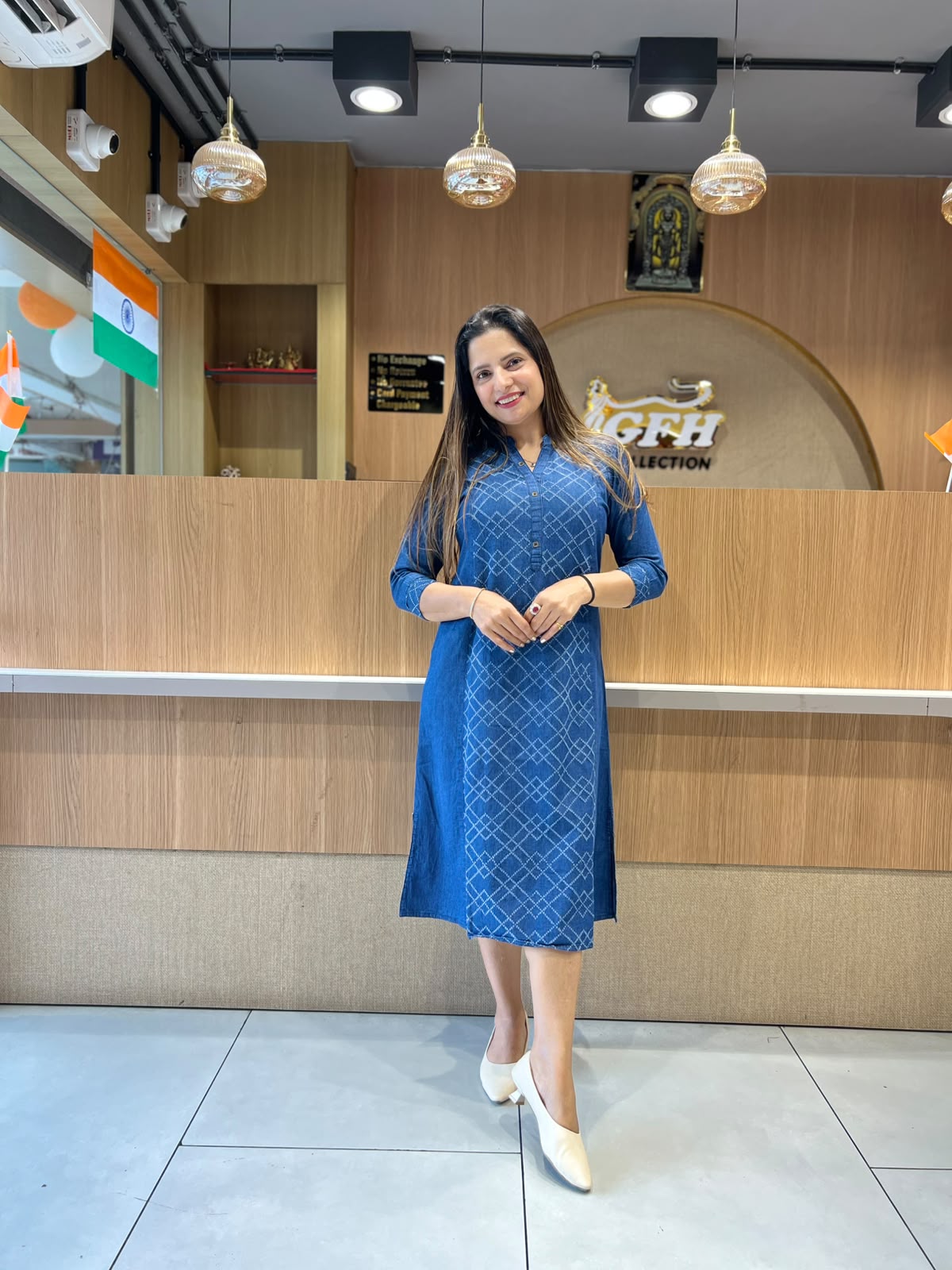 Pure Denim Blue Midi
