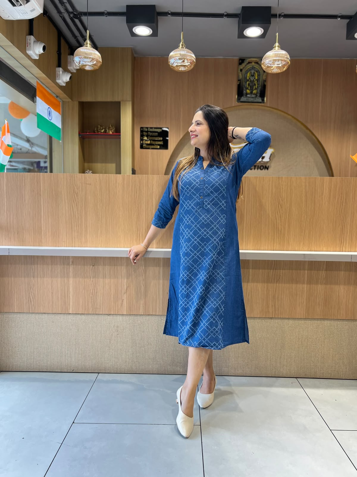 Pure Denim Blue Midi