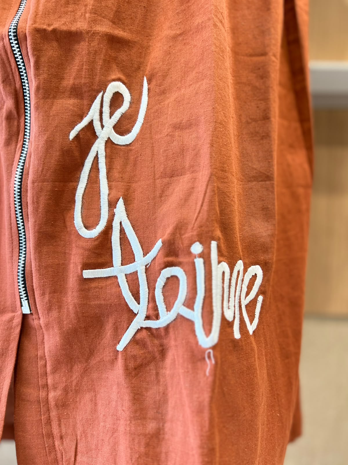 Pure Flex Cotton Rust Orange Midi