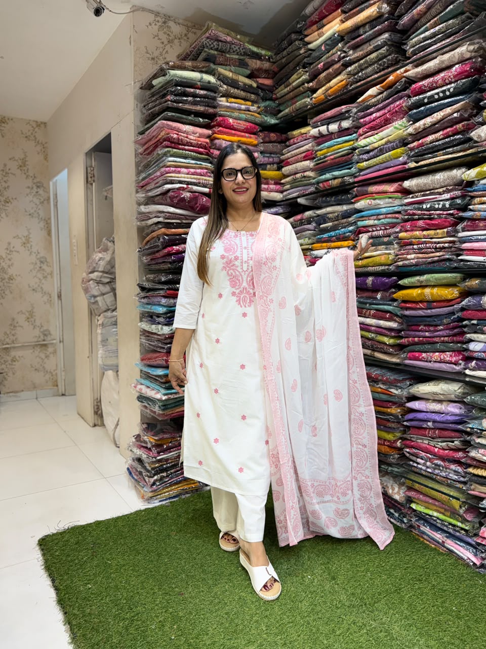 Pure Cotton Pearl White 3pc Set