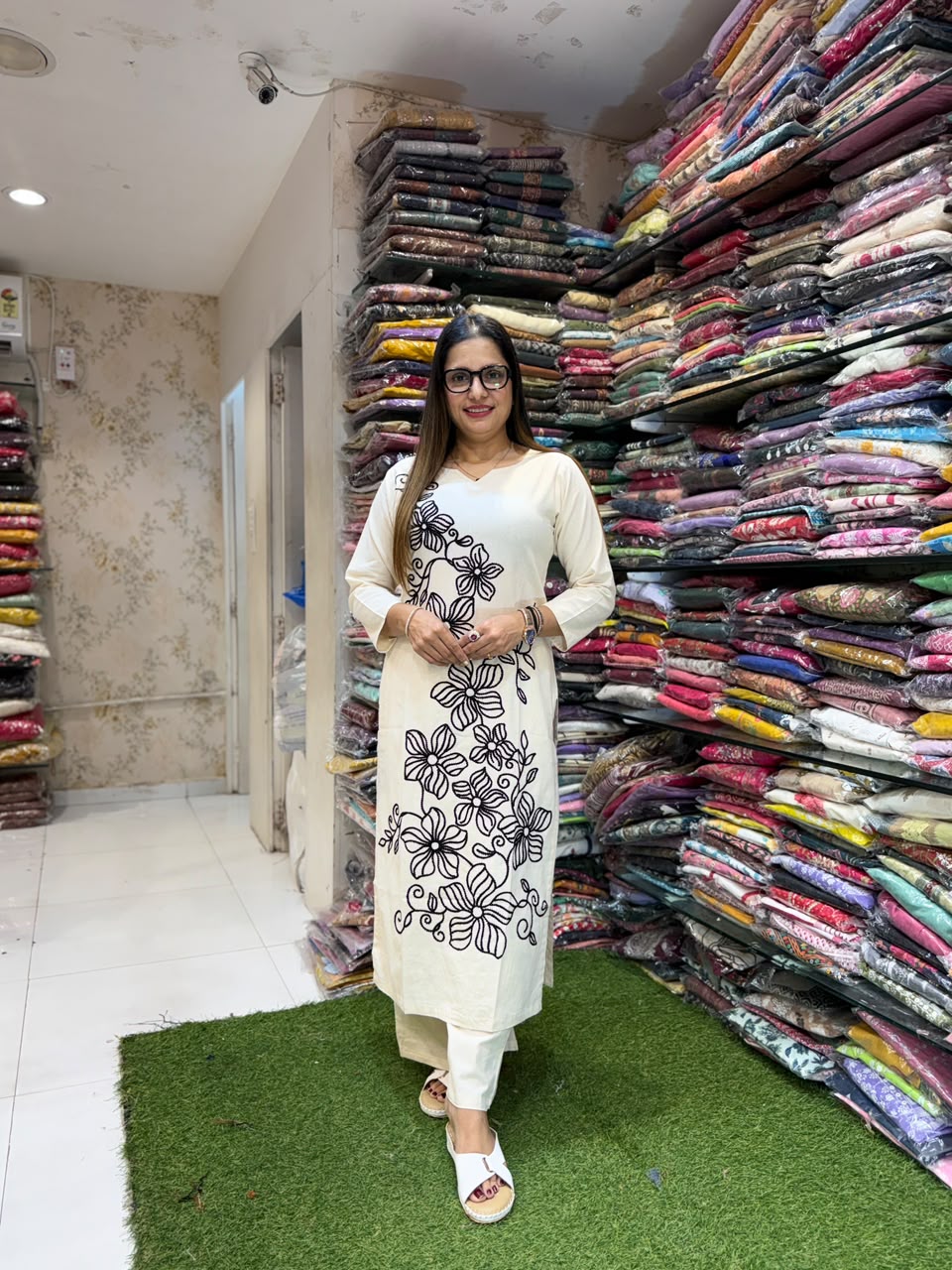 Pure Flex Cotton Off White 2pc Set