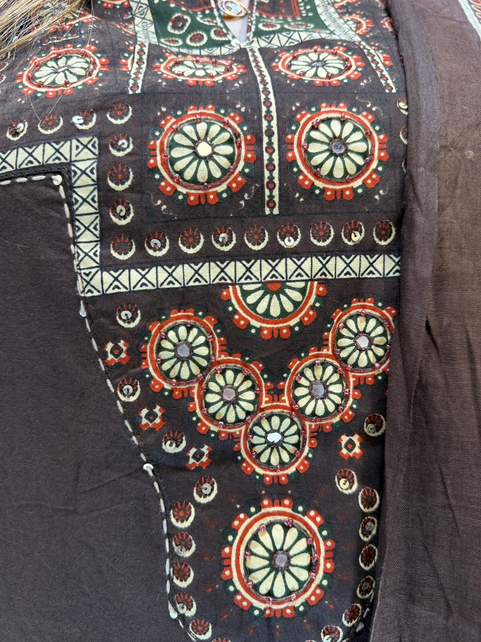 Pure Cotton Brown 3pc Set