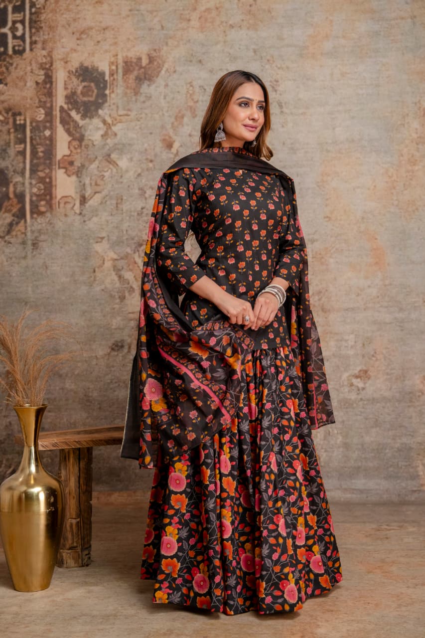 Pure Cotton Black 3pc Set