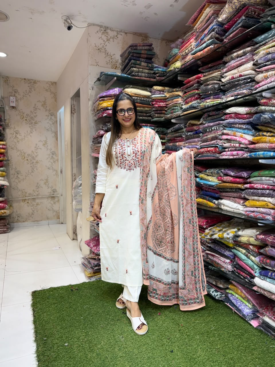 Pure Cotton Off White 3pc Set